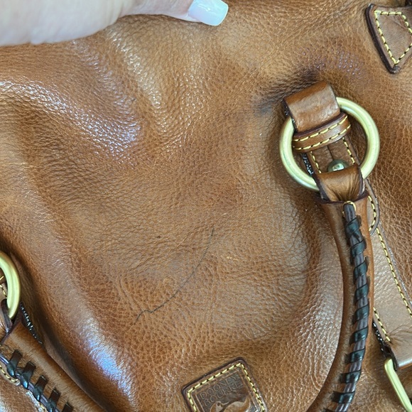 Dooney & Burke Elegant Brown Leather Handbag - Picture 17 of 17